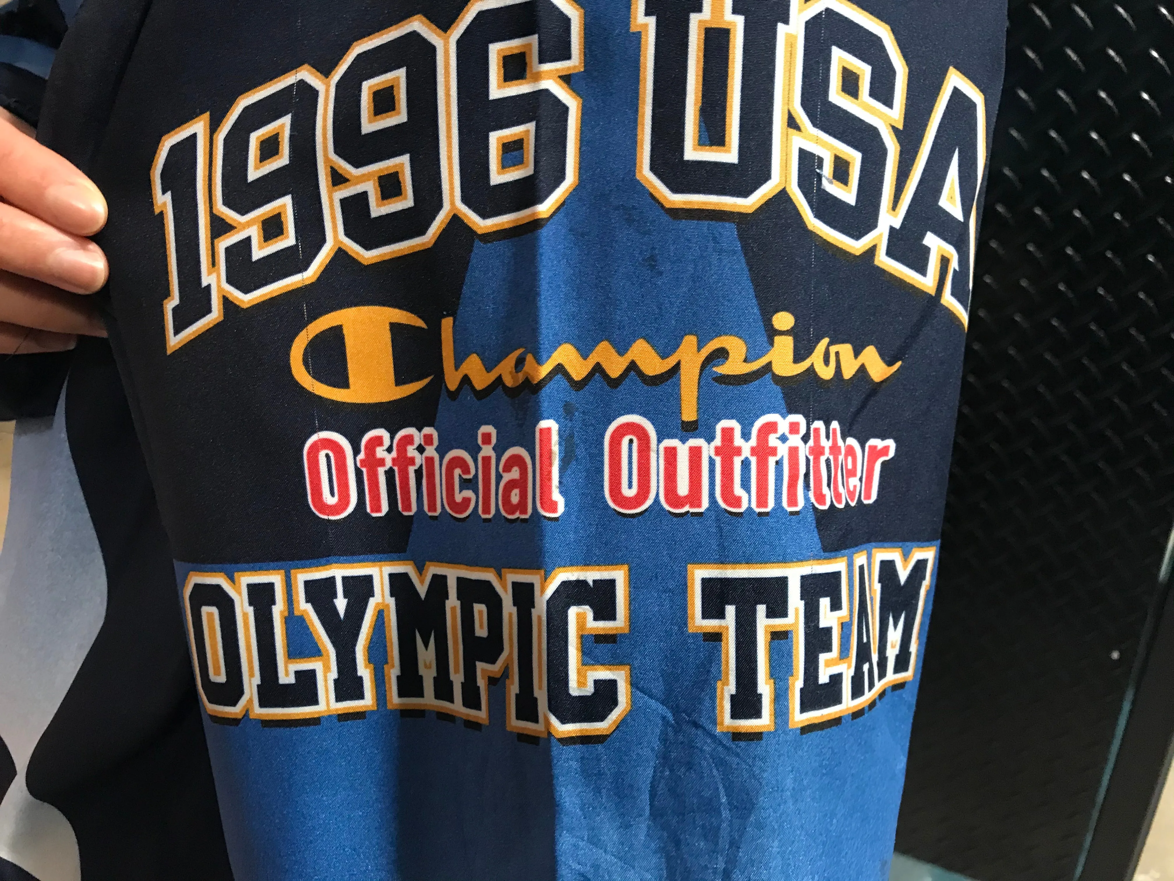 Champion Official 1996 Atlanta USA Olympic Summer Team Vintage Windbreaker Jacket