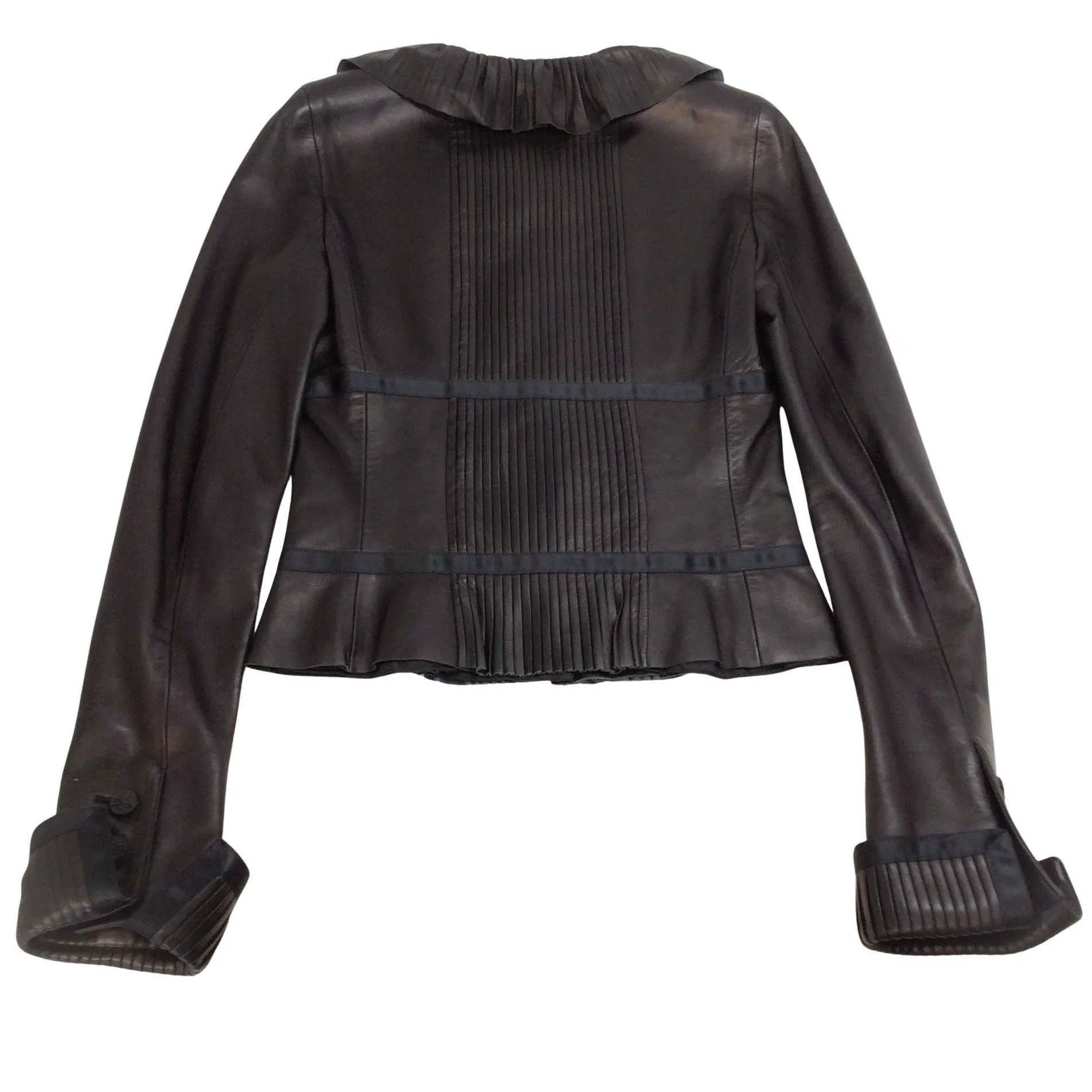 Chanel Black Pleated Jacket