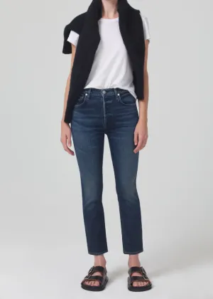 Charlotte Crop High Rise Straight Leg Jean