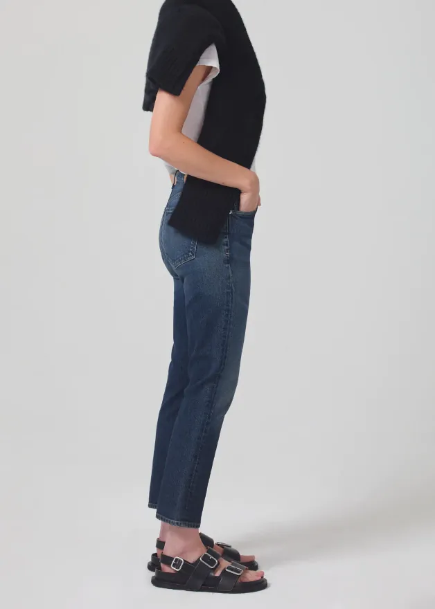 Charlotte Crop High Rise Straight Leg Jean