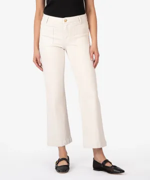 Charlotte High Rise Wide Leg - Ecru Jeans