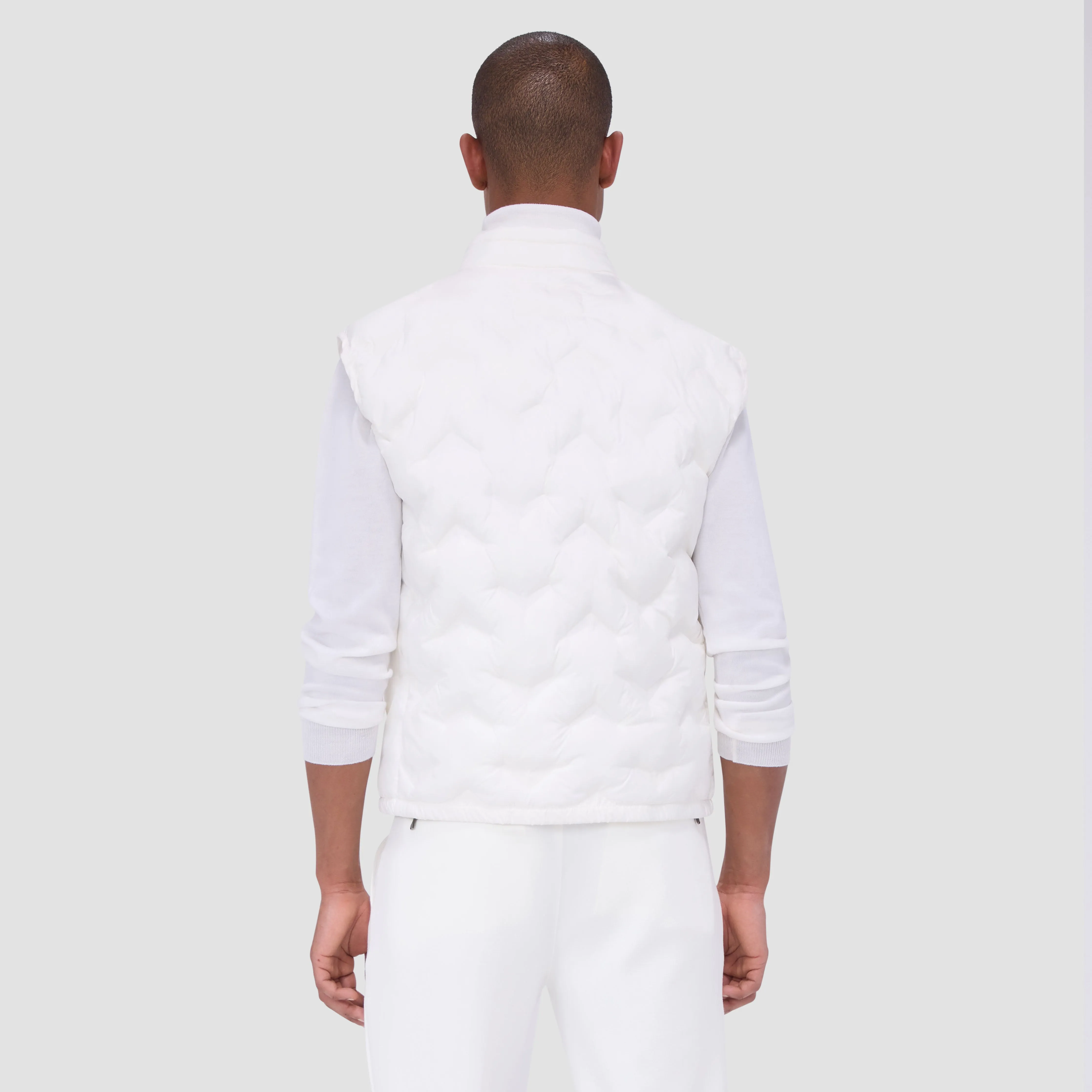 Chevron Quilted Puffer Vest