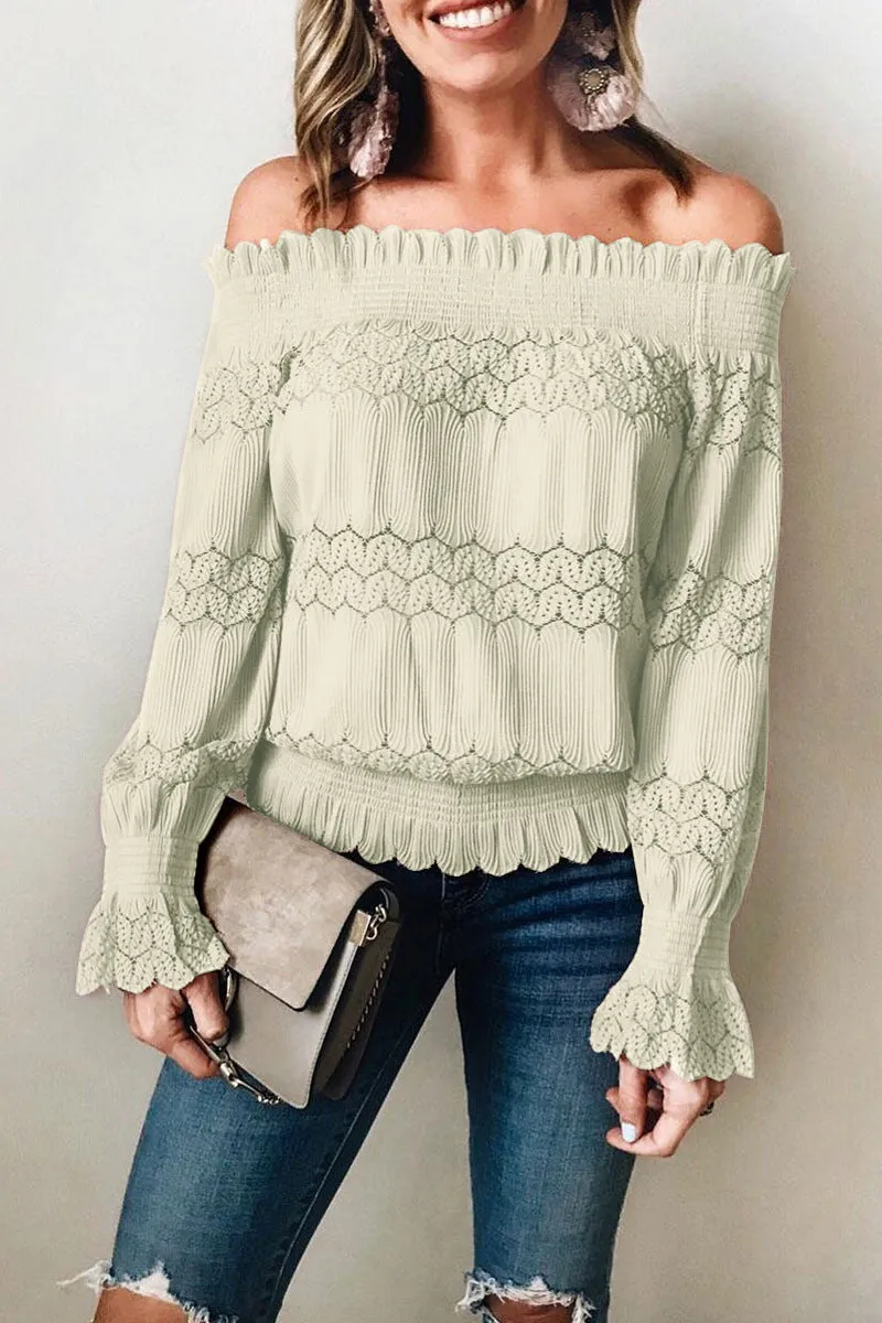 Chicindress Flounce Design Dusty Blouse (7 Colors)