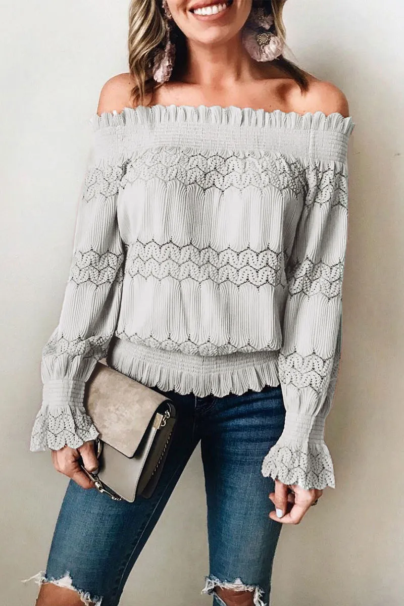 Chicindress Flounce Design Dusty Blouse (7 Colors)