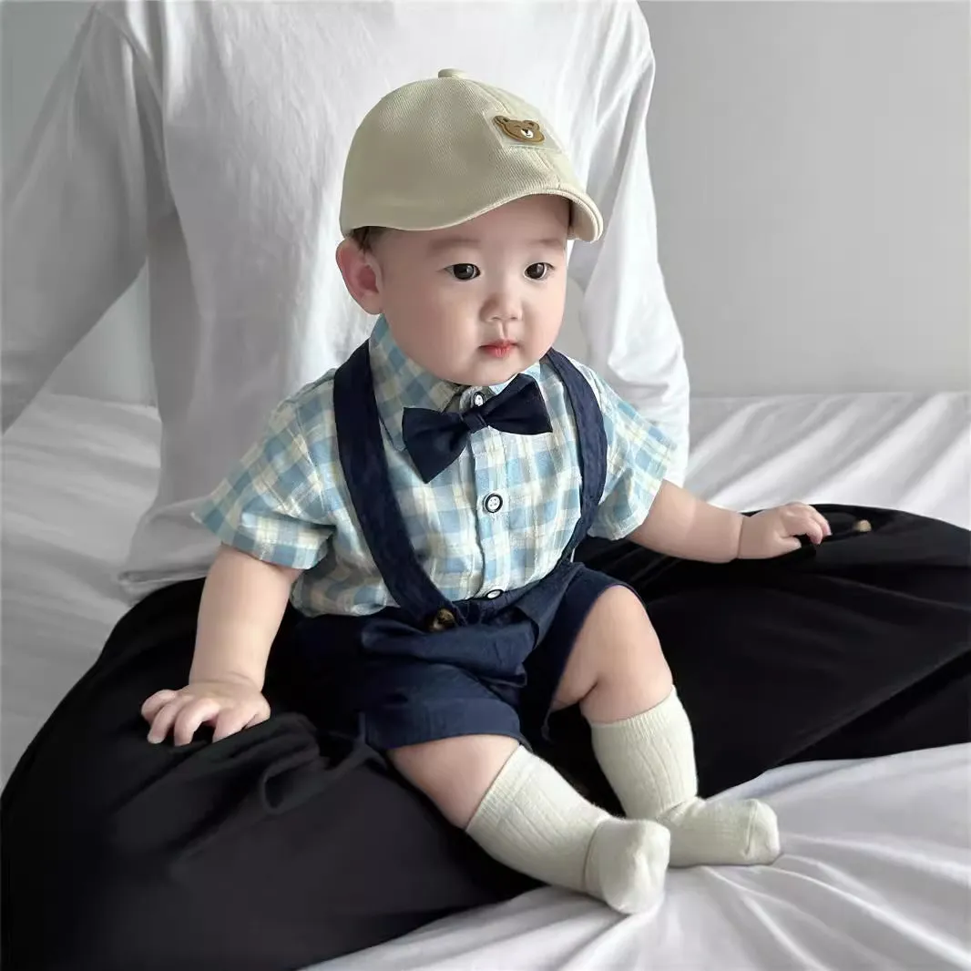 Children's Suit Summer Short-sleeved Overalls