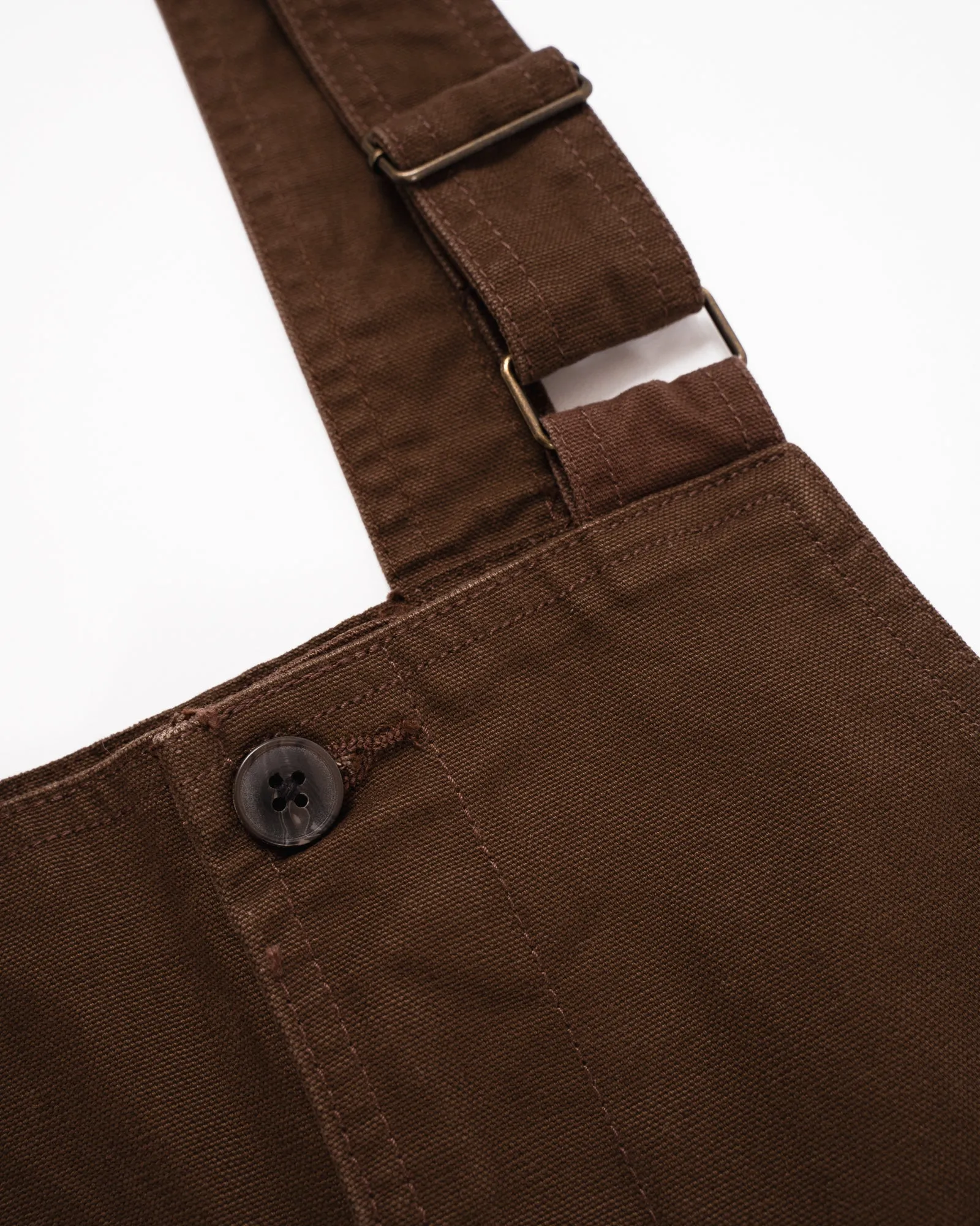 Chocolate Canvas Overalls