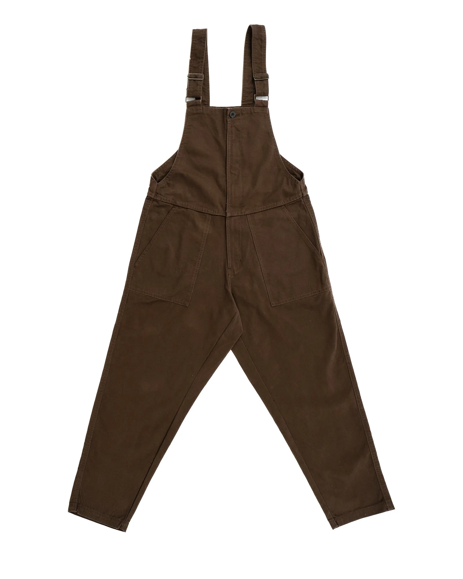Chocolate Canvas Overalls