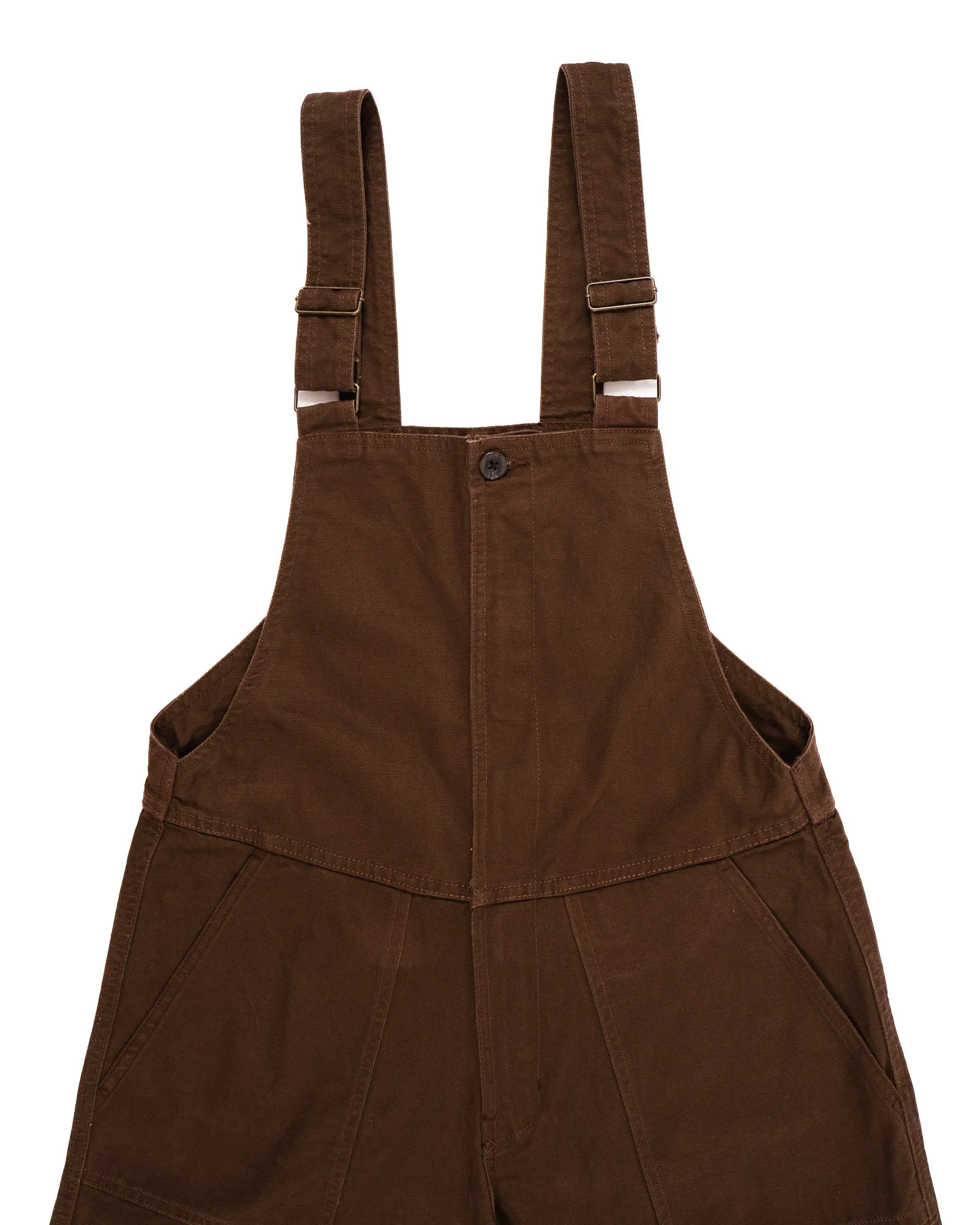 Chocolate Canvas Overalls