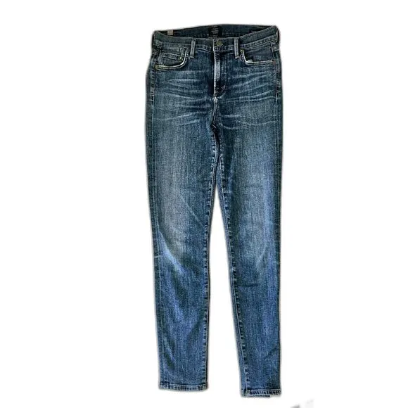 Citizen's of Humanity Rocket High Rise Skinny Some Distressing Size 27