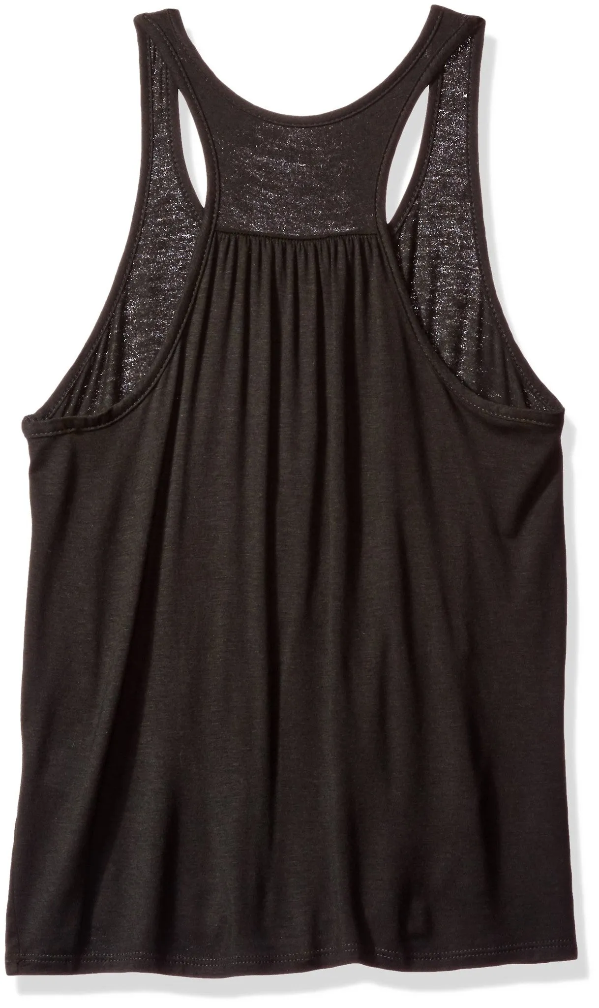 Clementine Women's Petite Plus Handbones Printed Flowy Racerback Tank Top