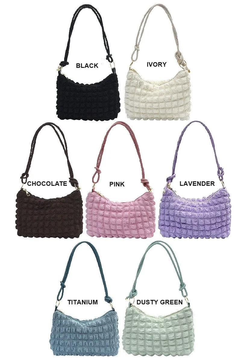 CLOUD PUFFY PLEATED  SHOULDER BAG - 7 COLOR