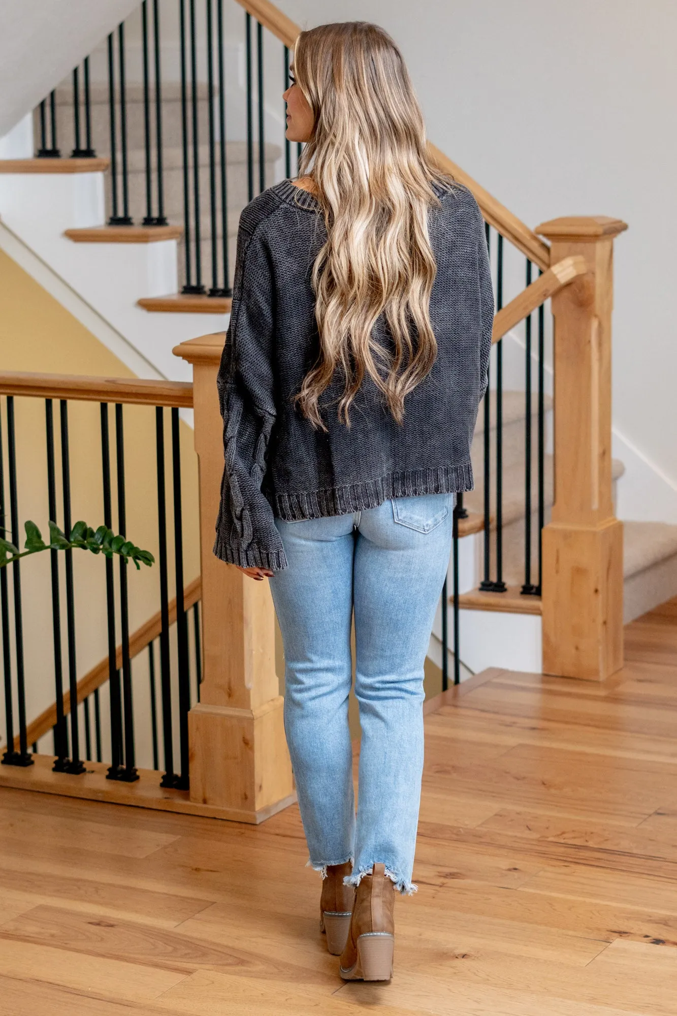 Clover High Rise Slim Straight Fit Leg