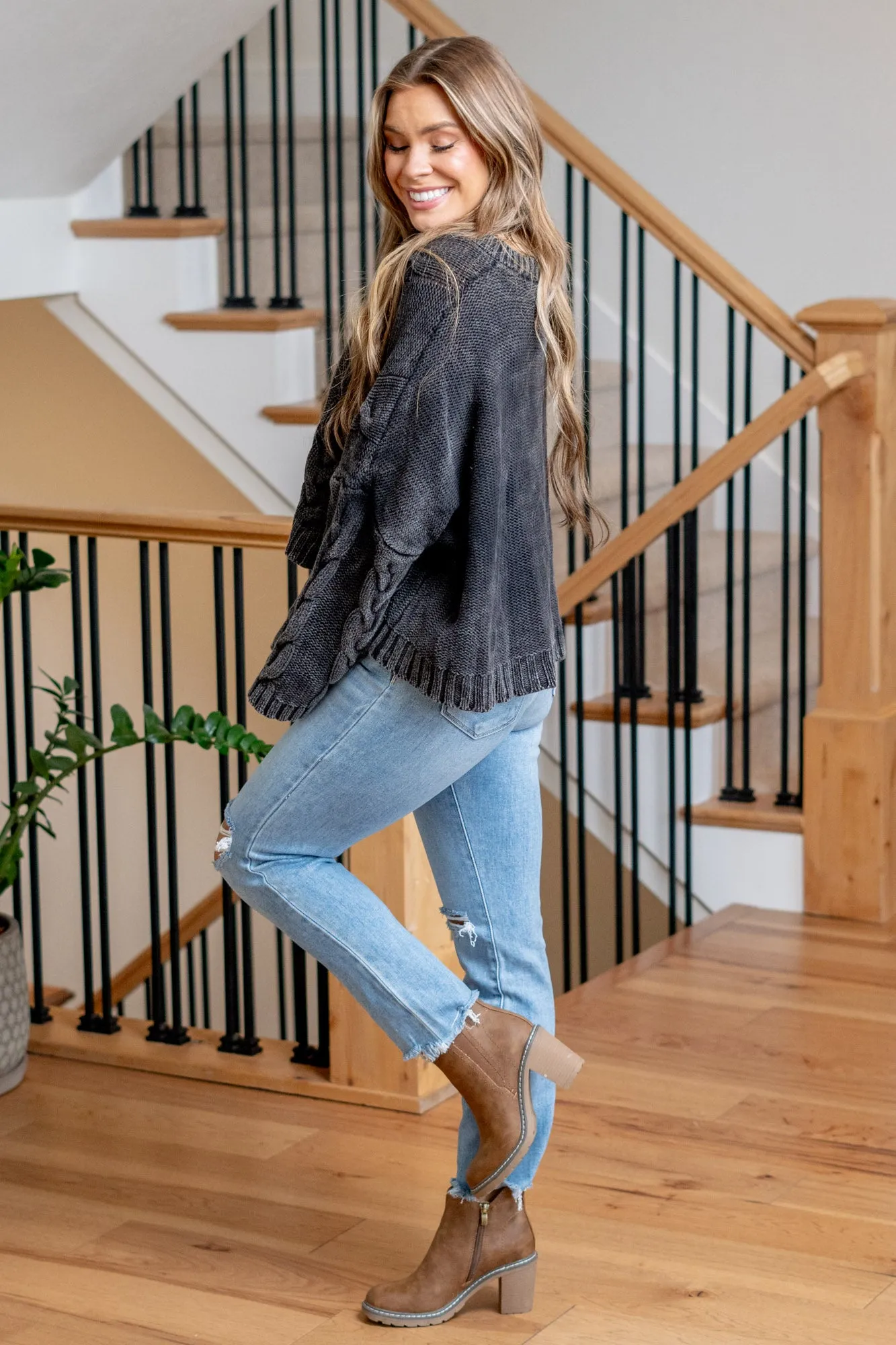 Clover High Rise Slim Straight Fit Leg