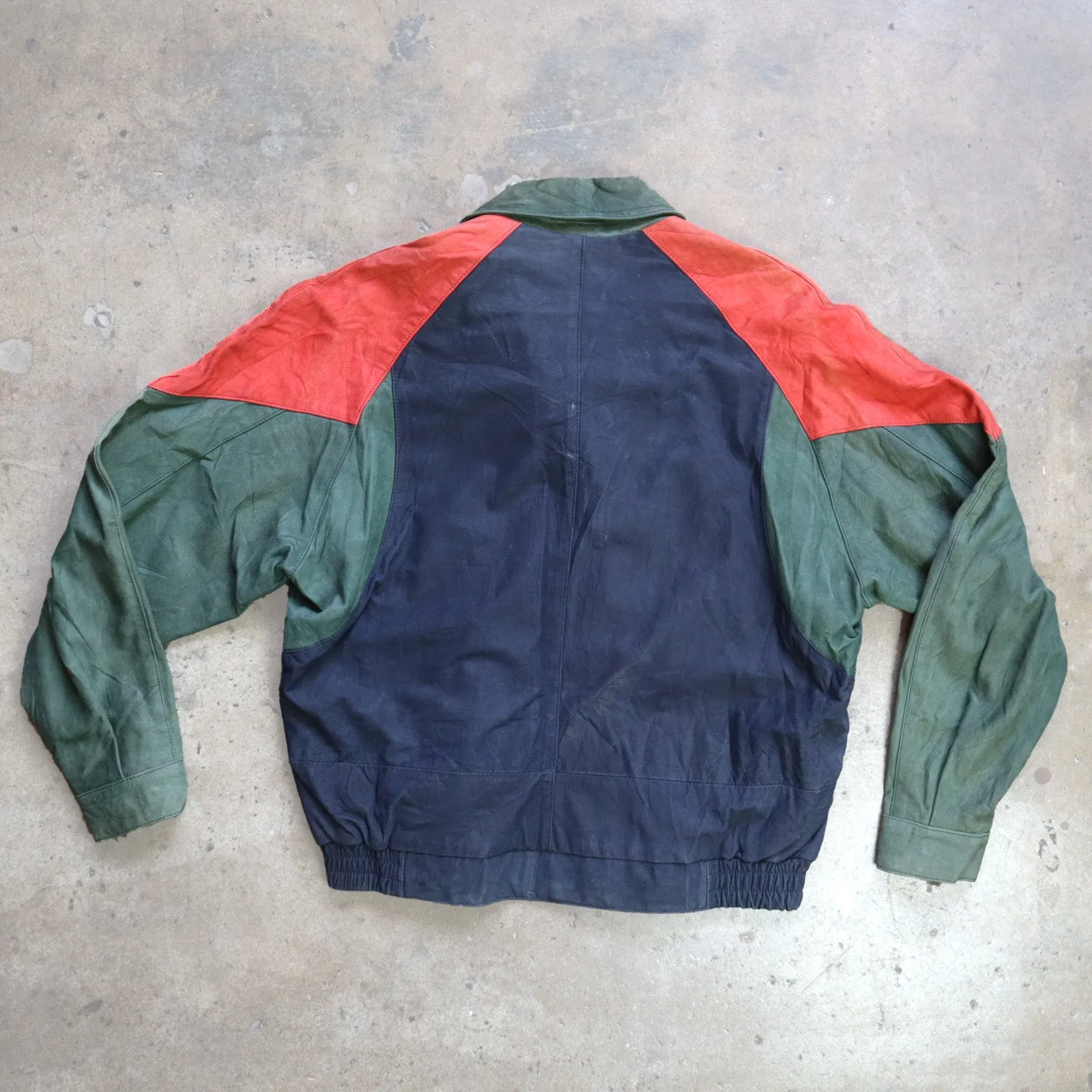 Colors Out Back New Zealand Leather Jacket 90s
