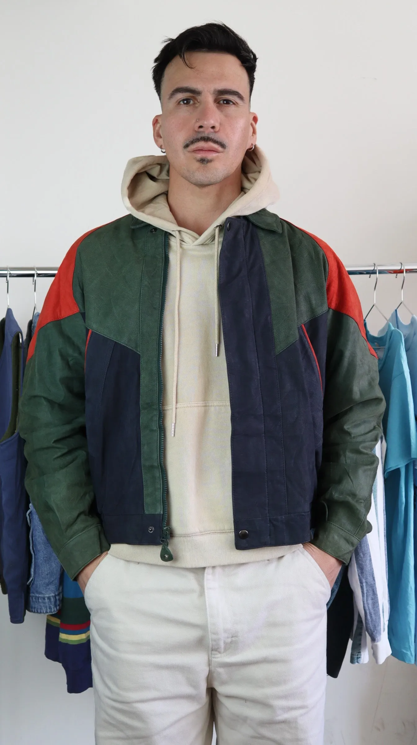 Colors Out Back New Zealand Leather Jacket 90s