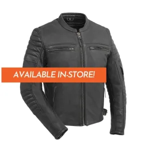 Commuter Men's Motorcycle Leather Jacket - Extreme Biker Leather