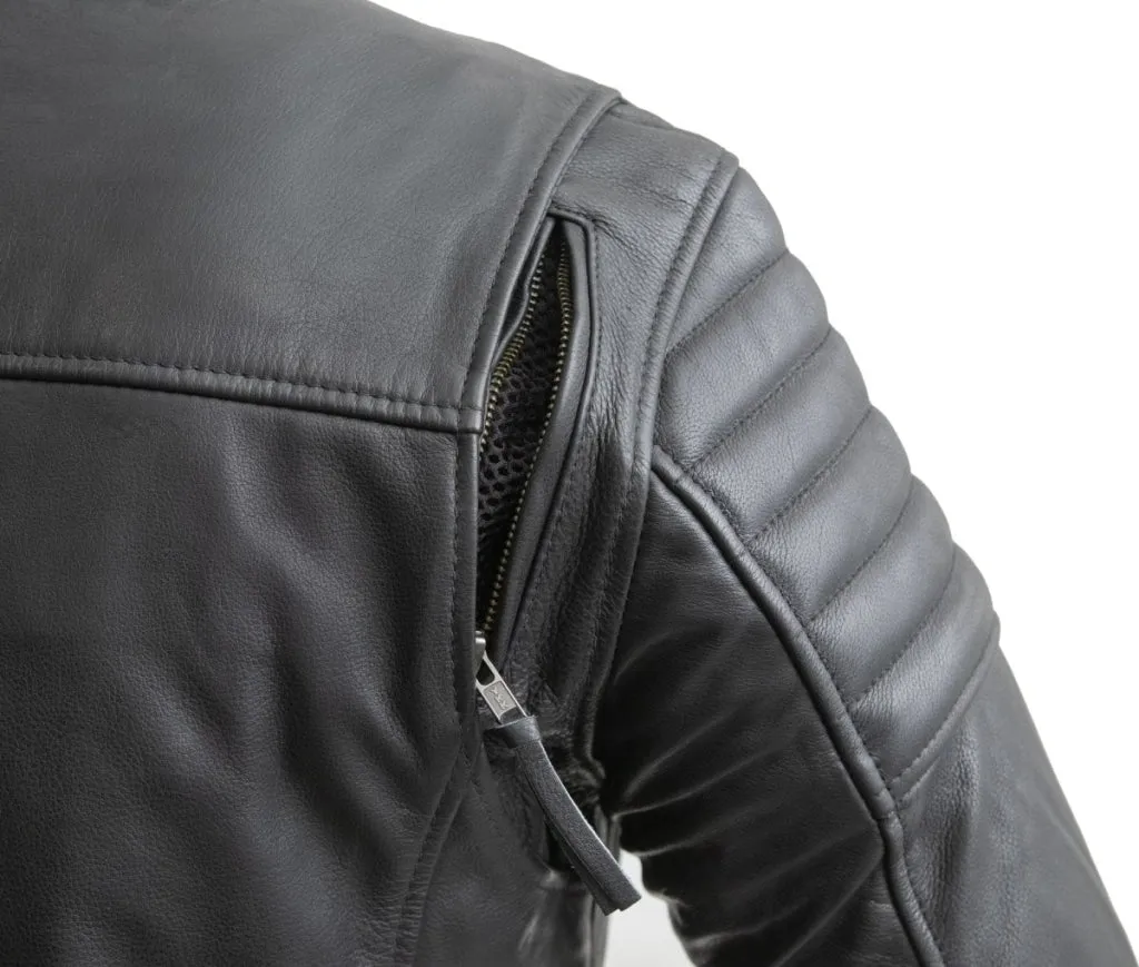 Commuter Men's Motorcycle Leather Jacket - Extreme Biker Leather