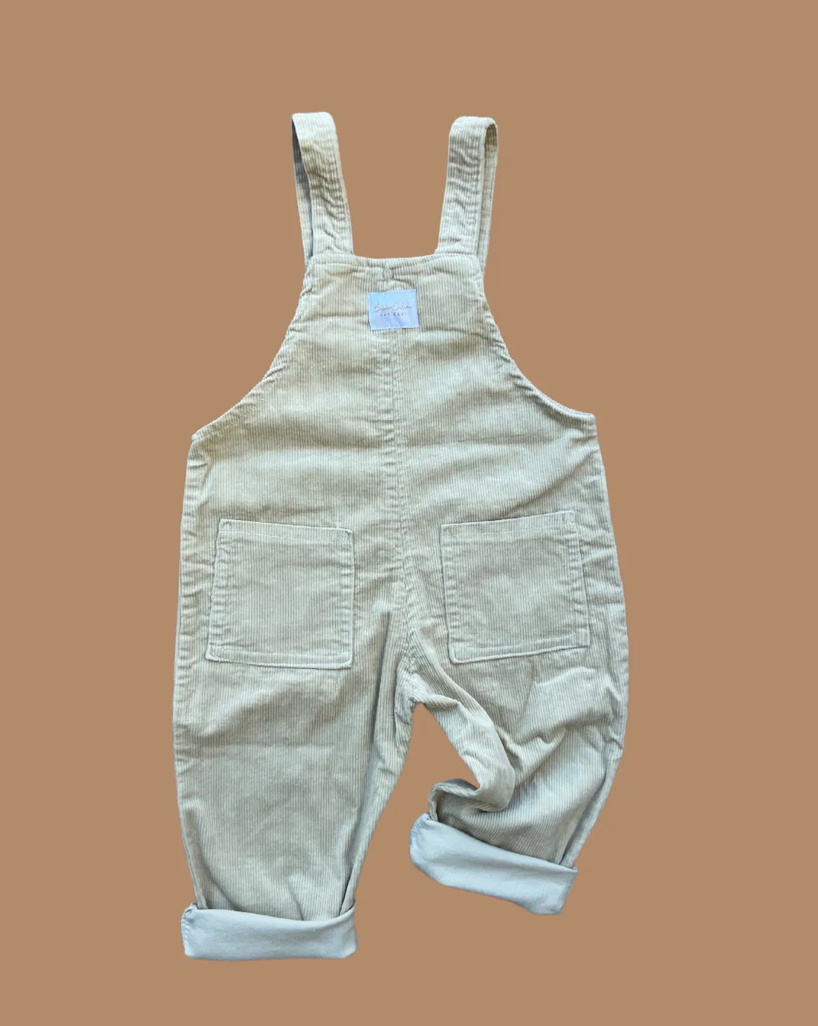 Corduroy Overalls - Cream