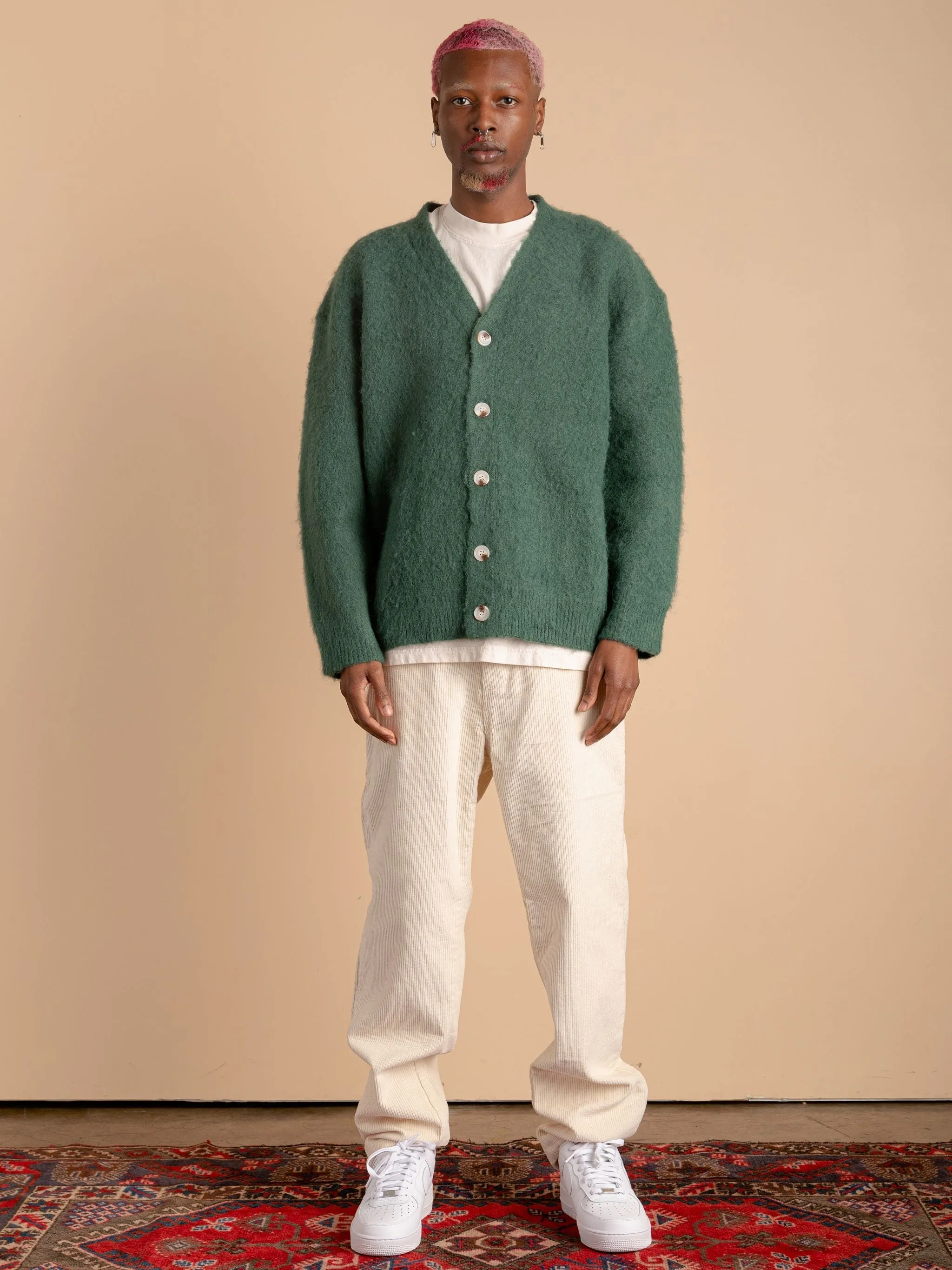 Corduroy Pants-Cream