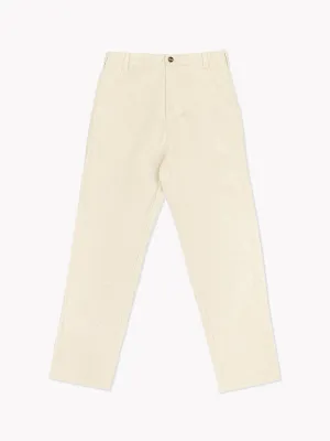 Corduroy Pants-Cream