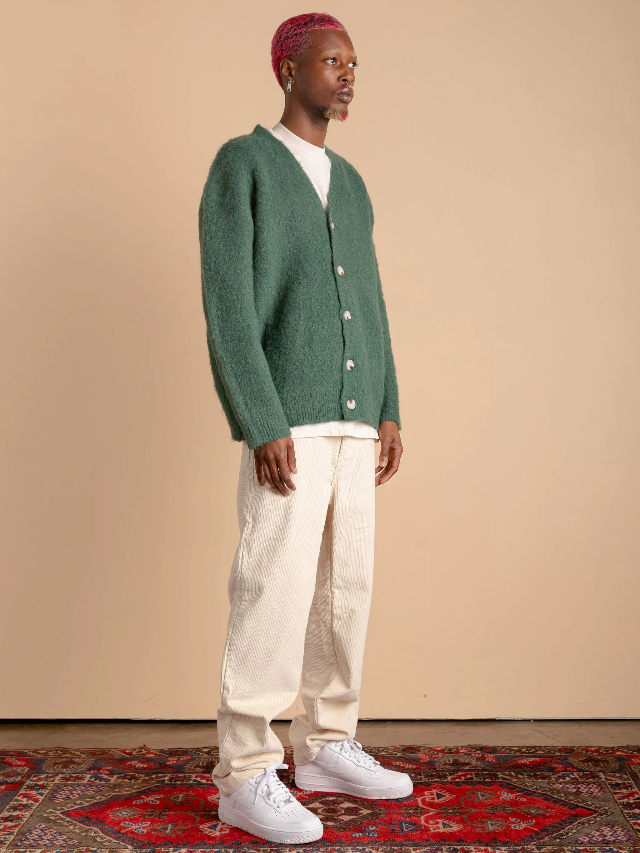 Corduroy Pants-Cream