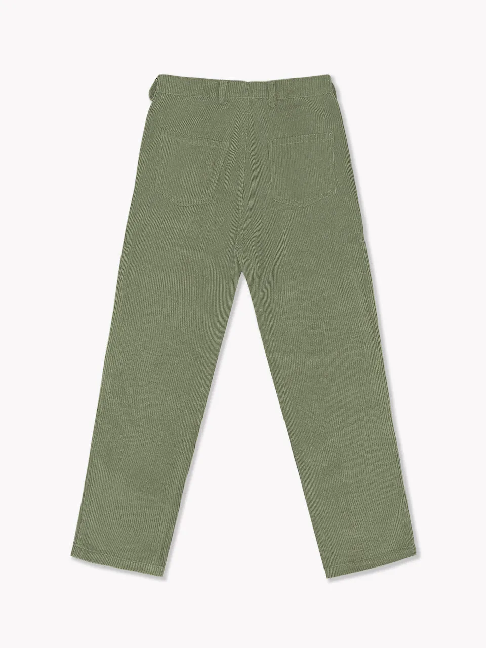 Corduroy Pants-Olive