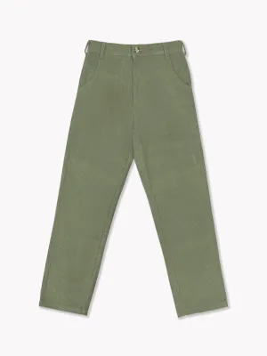 Corduroy Pants-Olive