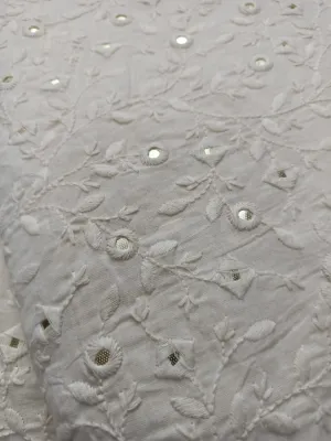 Cotton Embroidered Fabric