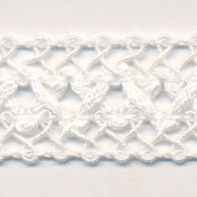 Cotton Lace Braid #01 White