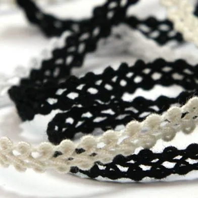 Cotton Lace Braid #01 White