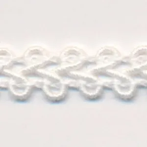 Cotton Lace Braid #01 White