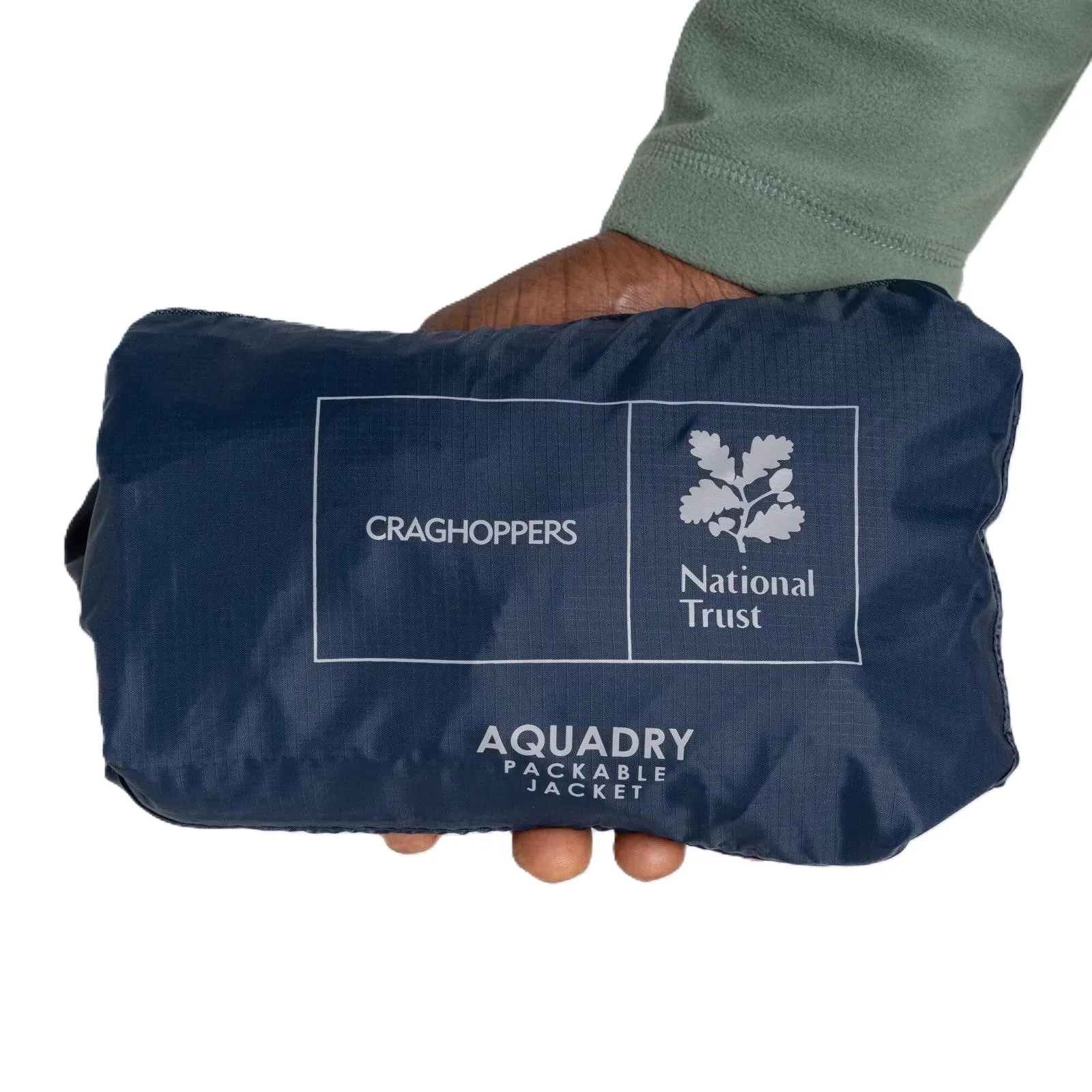 Craghoppers Mens National Trust Owler Waterproof Hooded Packable Jacket