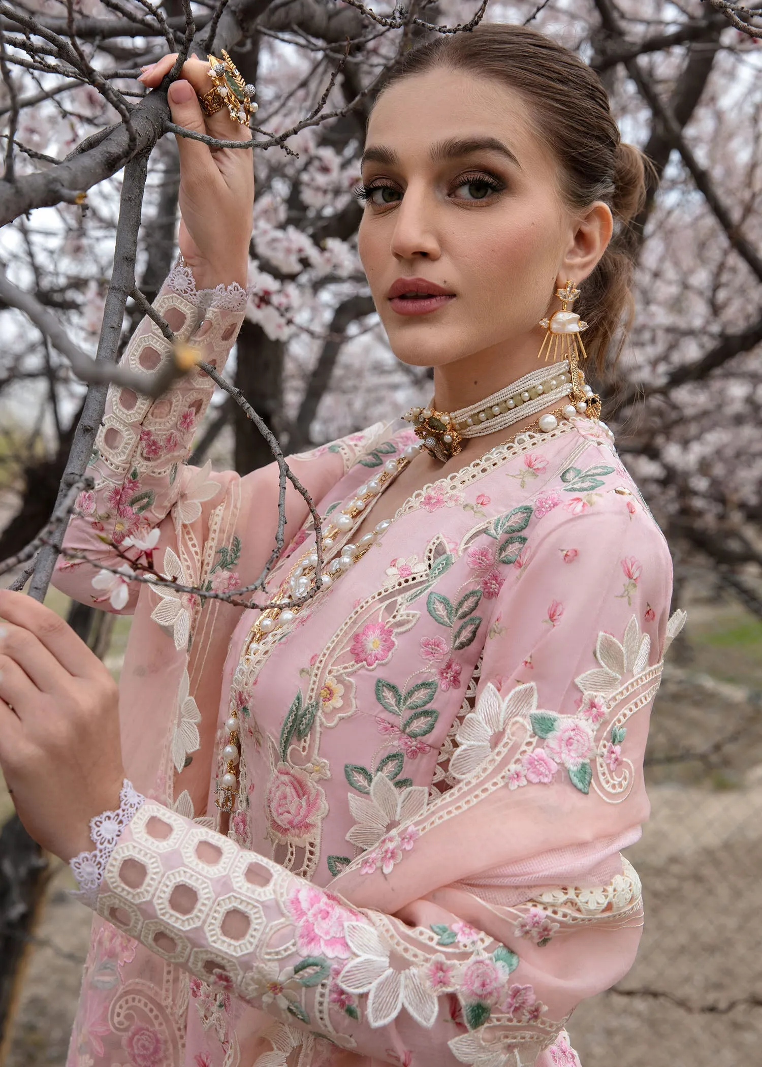 CRIMSON LAWN 2024 | Believe In Her - Blush Pink