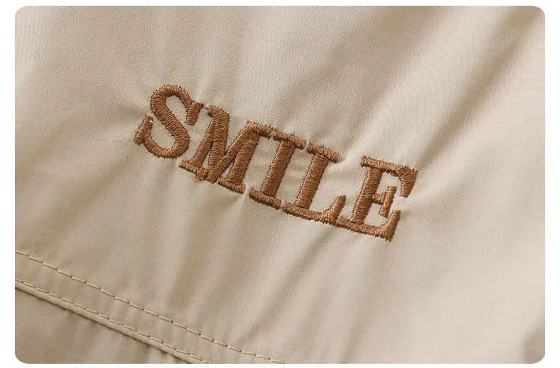 Cute pure cotton short-sleeved girls overalls two-piece suit