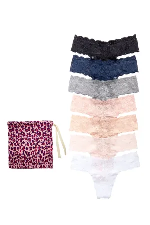 Cutie Lr Thong 7 Pack