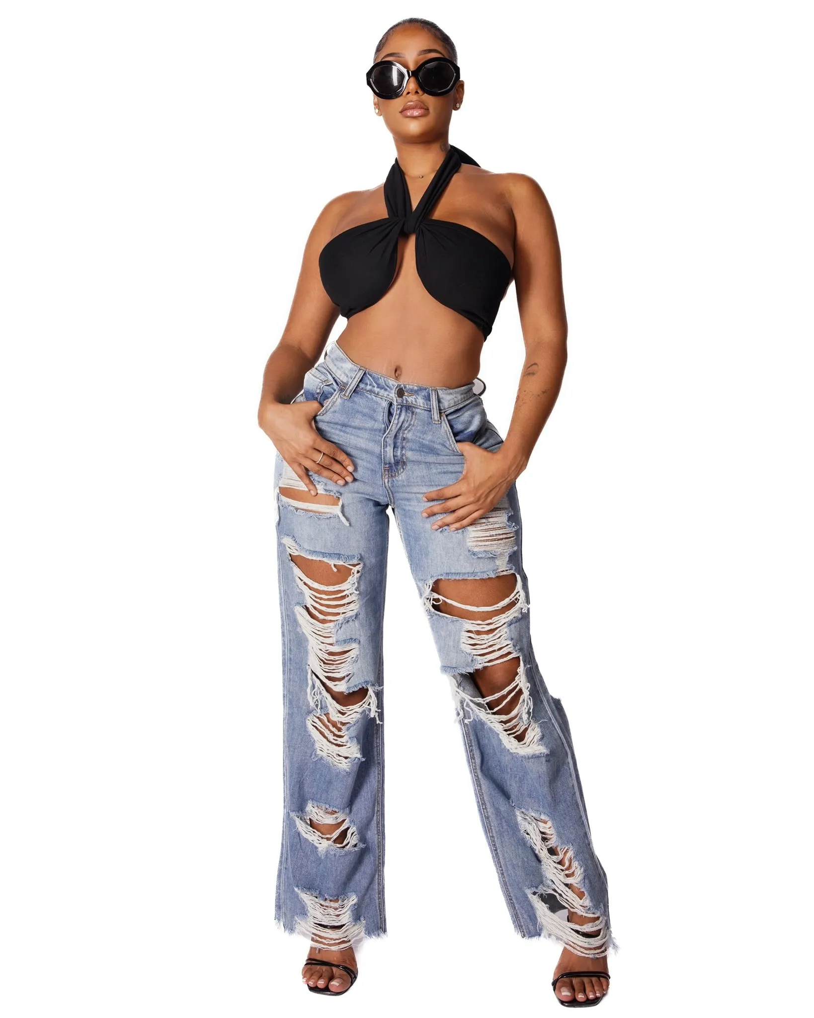 CUTTIN’ UP BOYFRIEND JEANS