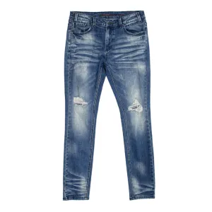 Cutty Men Cooler Rip & Repair Denim - Sulpher