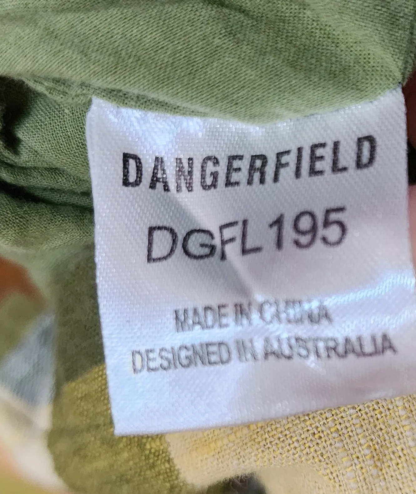 Dangerfield gingham overalls size 8