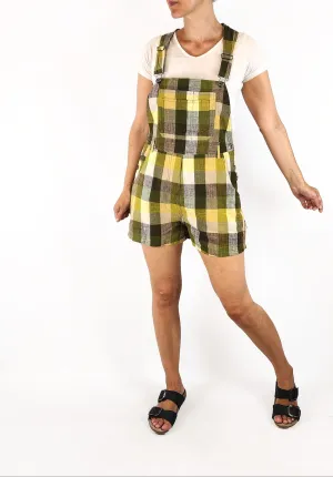 Dangerfield gingham overalls size 8