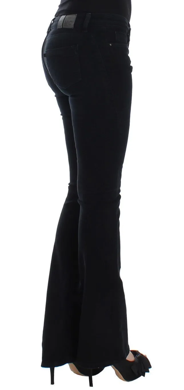 Dark blue straight leg jeans