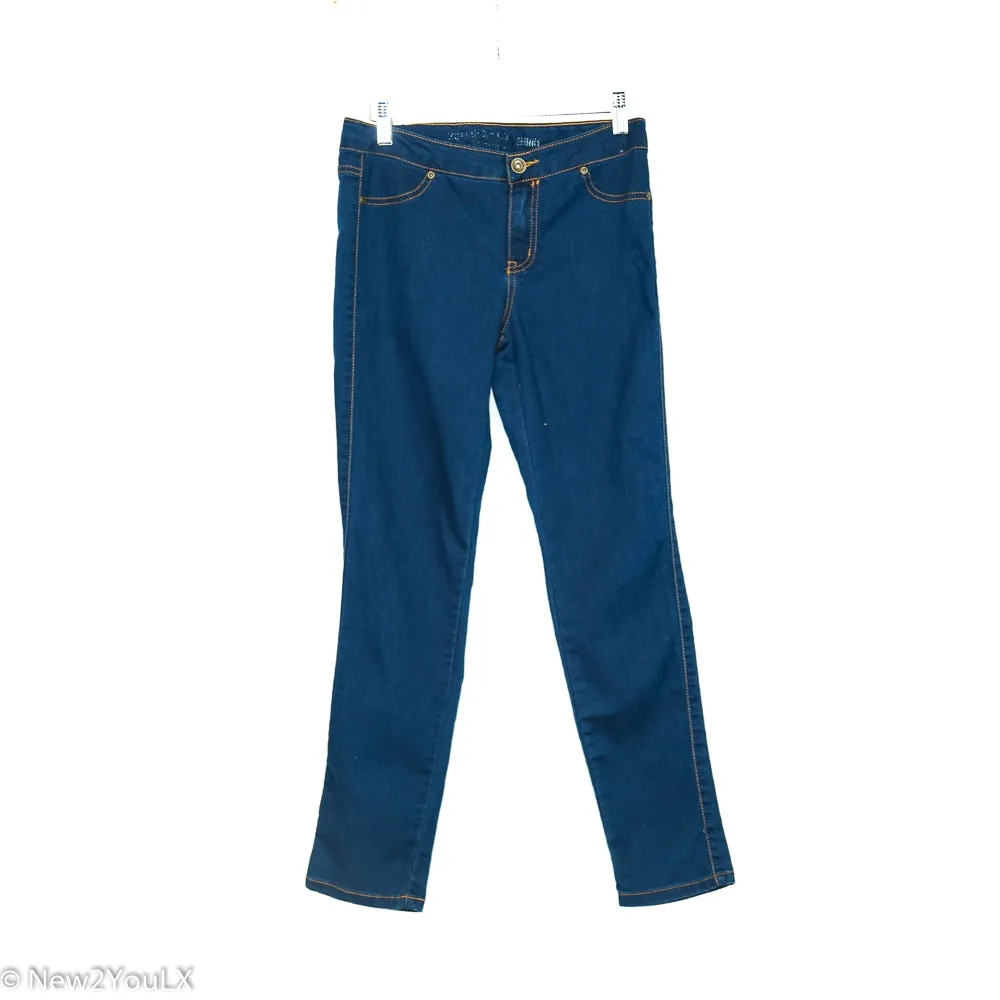 Dark Wash High Waist Skinnies