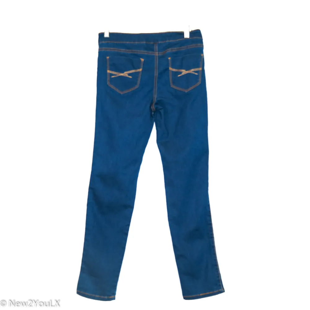 Dark Wash High Waist Skinnies