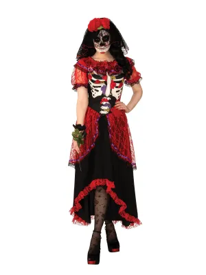 Day Of The Dead Women's Costumes (Available in 3 Sizes)