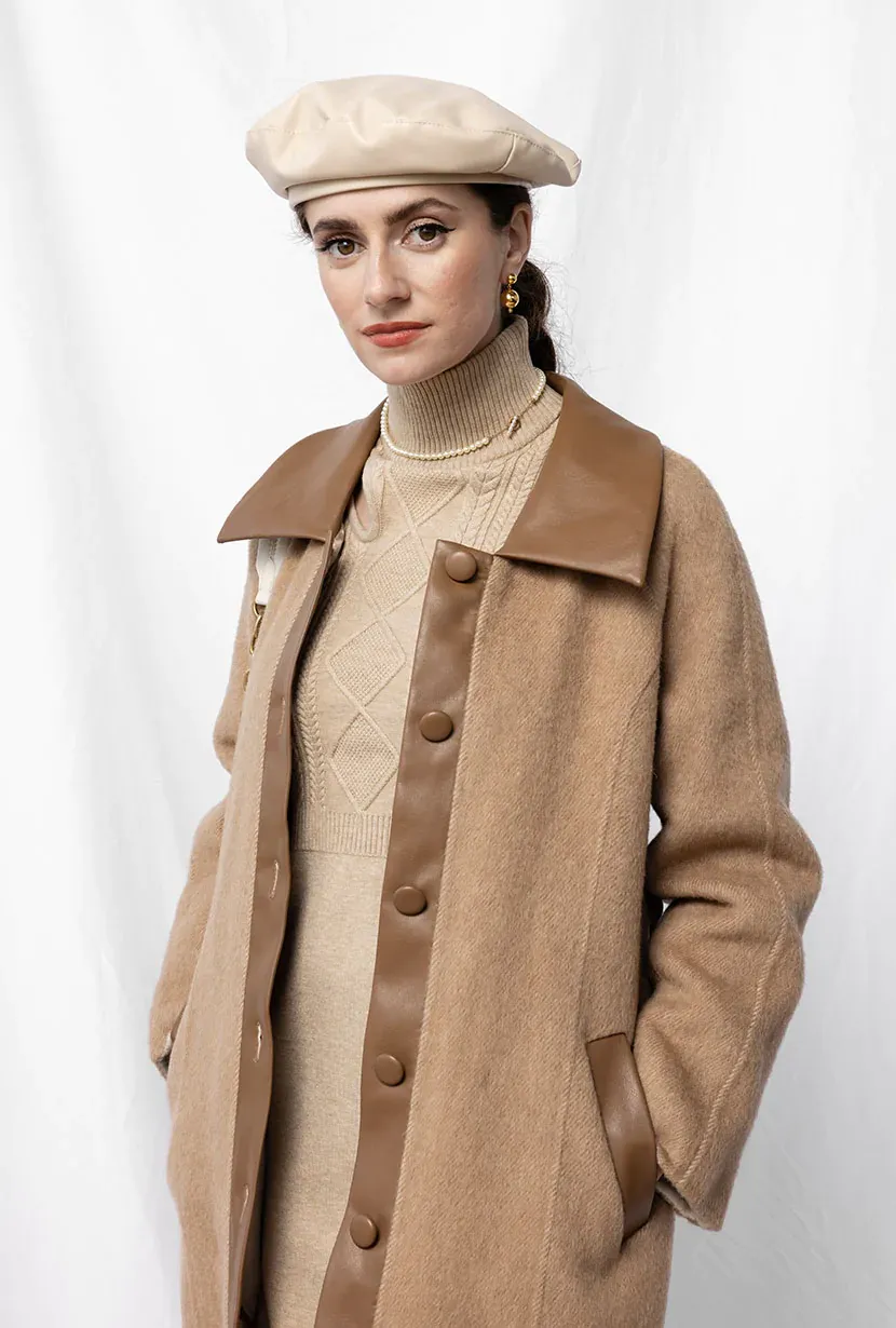 Delphine wool coat