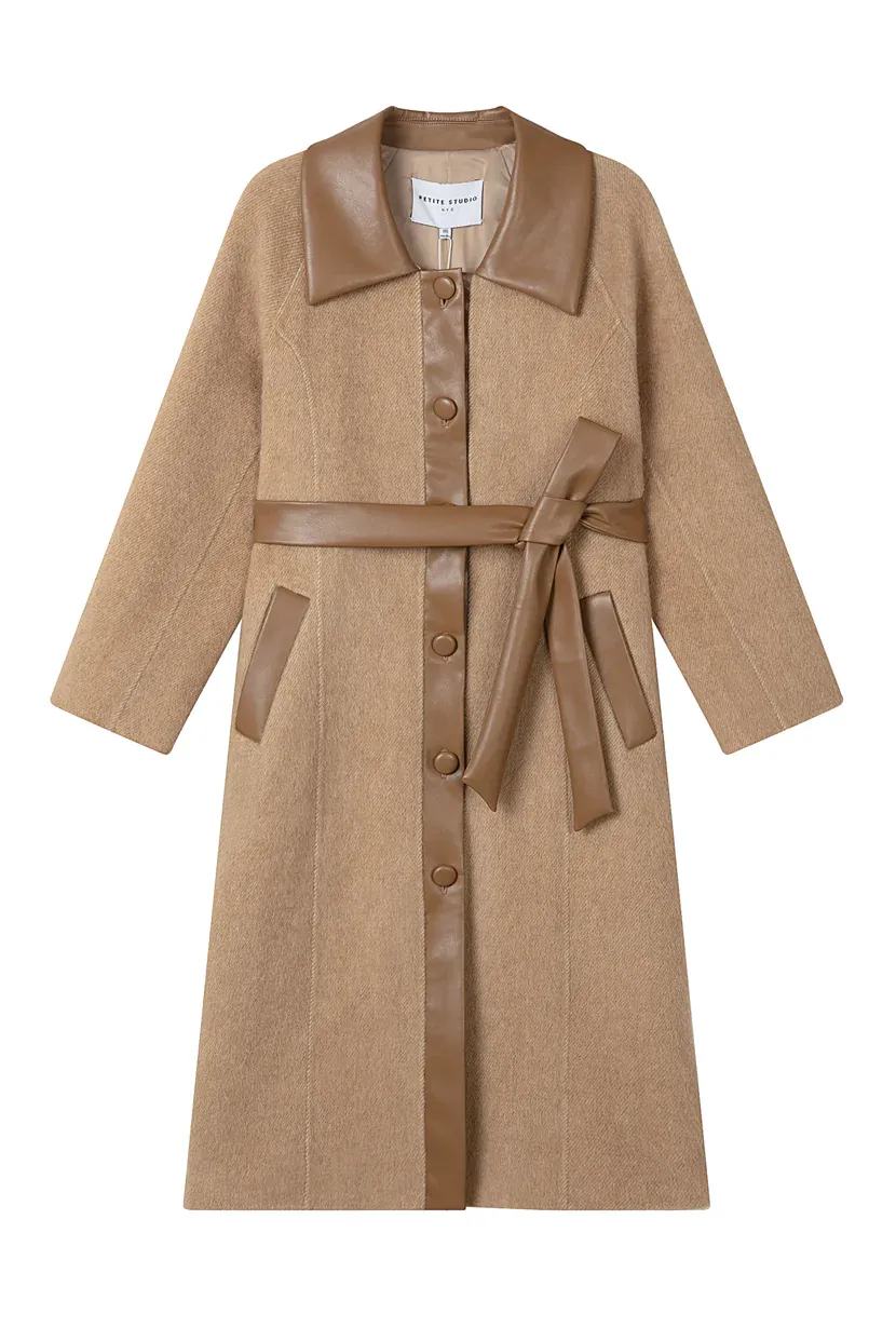 Delphine wool coat