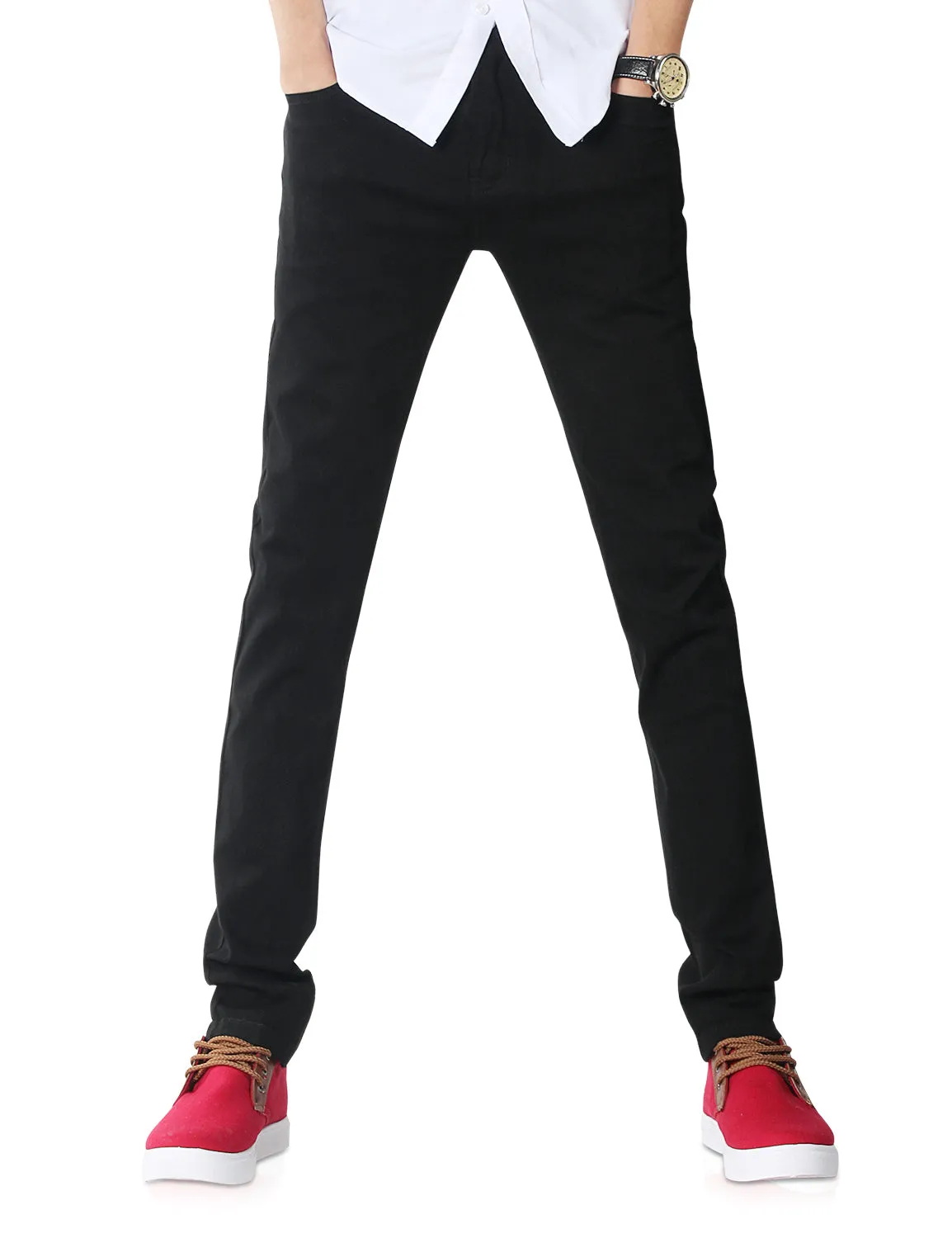 Demon&Hunter 808 Youth Series Men's Skinny Slim Jeans