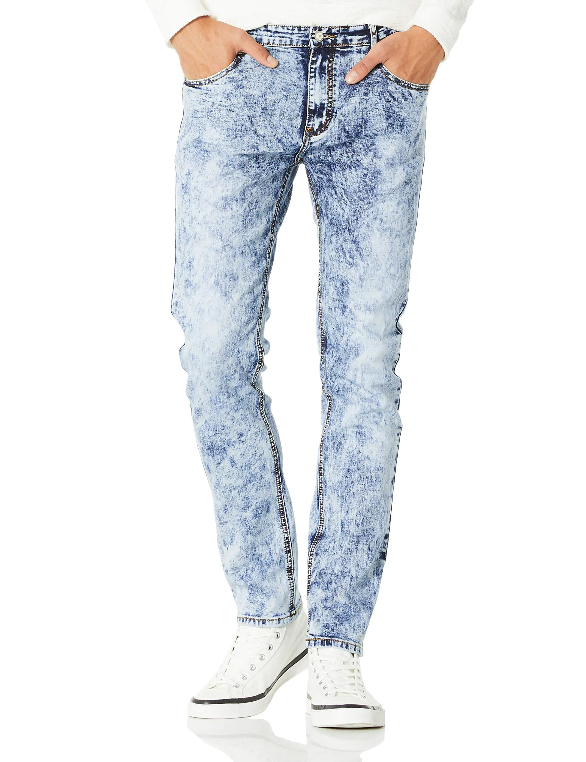 Demon&Hunter 808 Youth Series Men's Skinny Slim Jeans