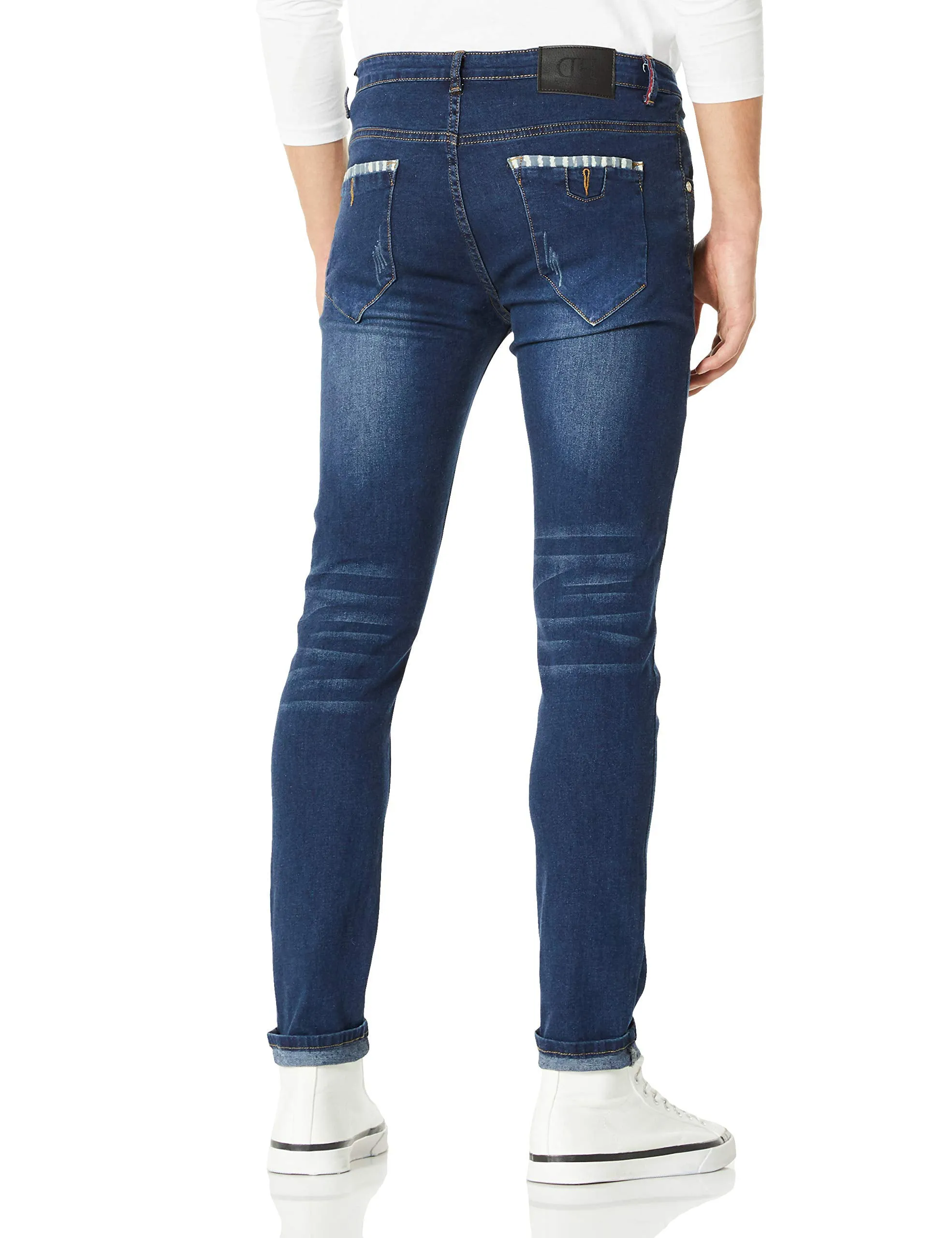 Demon&Hunter 808 Youth Series Men's Skinny Slim Jeans