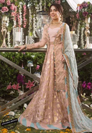 Designer Wedding Party Dress in Peachy Pink Color # C2005
