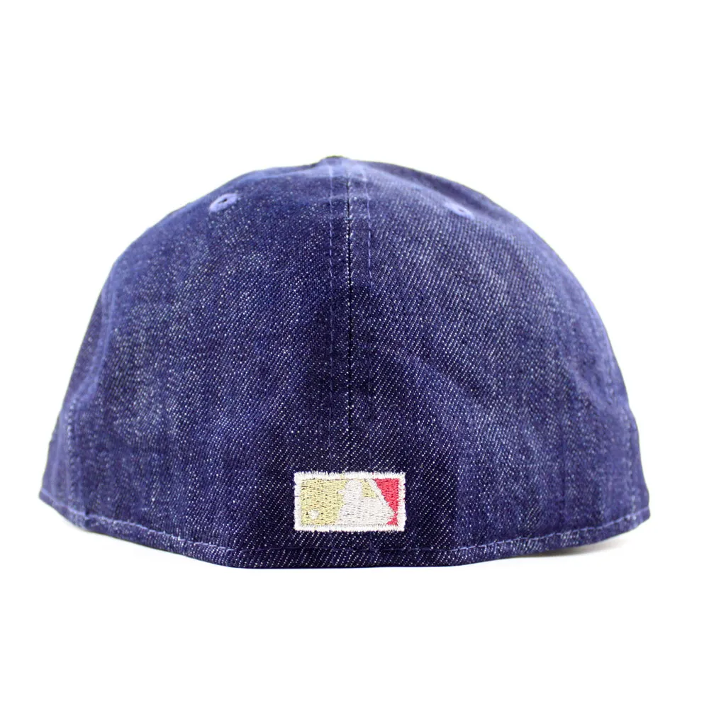 Detroit Tigers 1951 All Star Game New Era 59Fifty Fitted Hat (Navy Denim Dark Navy Corduroy Green Under Brim)